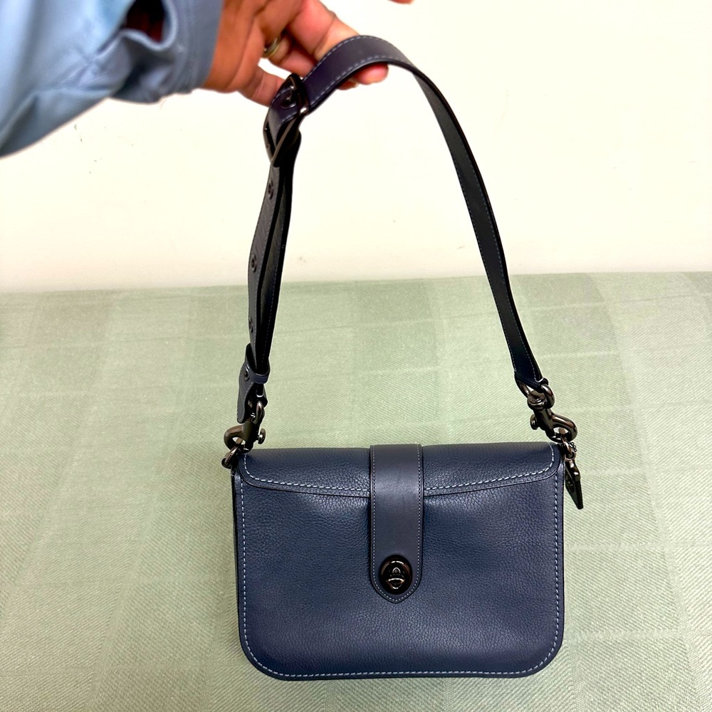 Coach 1941 Page 27 Midnight(NAVY) Leather Shoulder Bag